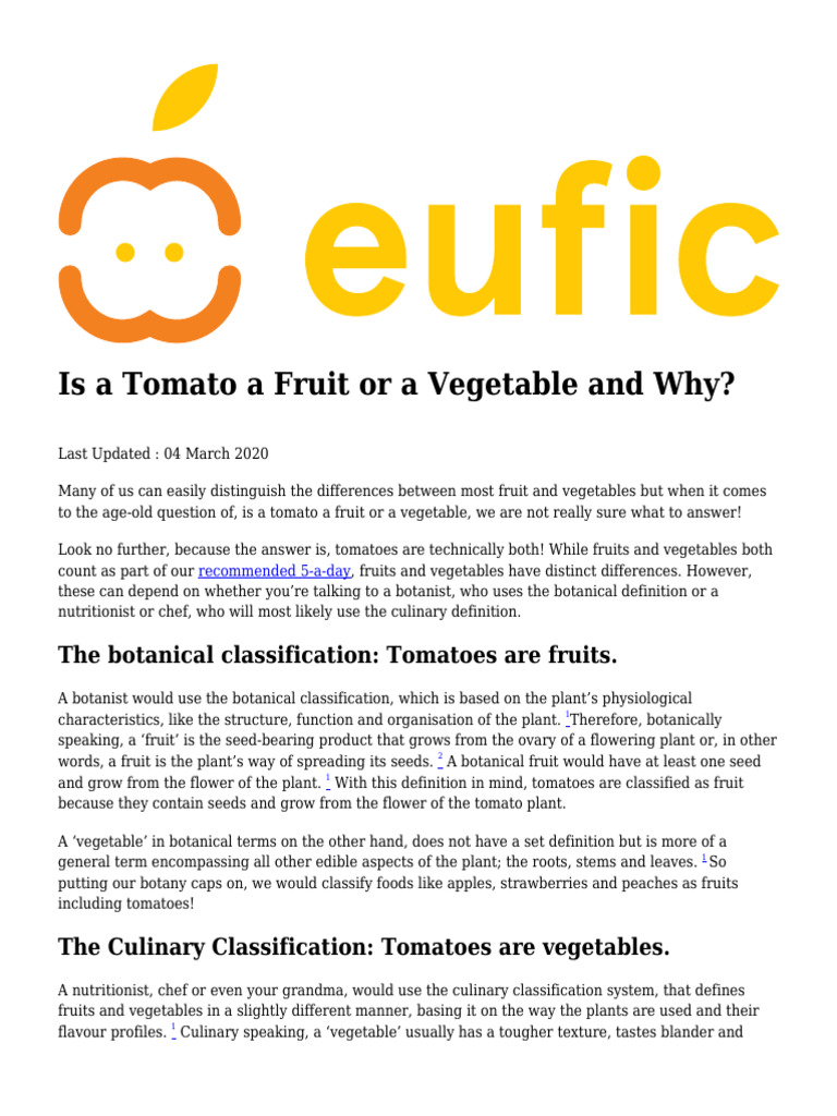 Is A Tomato A Nightshade