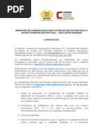 Bolsas Externas - Licenciatura - Aviso de Abertura 24 - 25