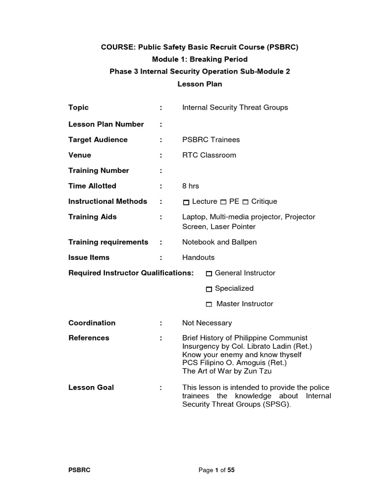 Internal security threat groups pdf