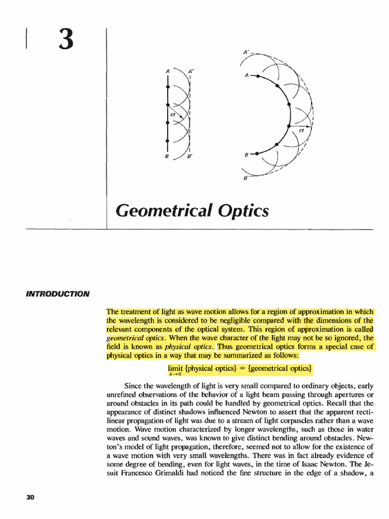 Geometrical Optics, Reflection, and Refraction | PDF | Optics | Light