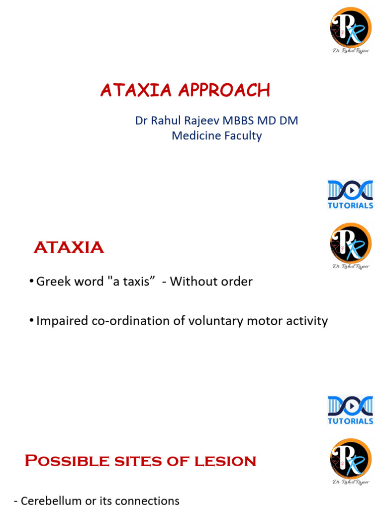 ATAXIA APPROACH | Download Free PDF | Nervous System | Neurological ...