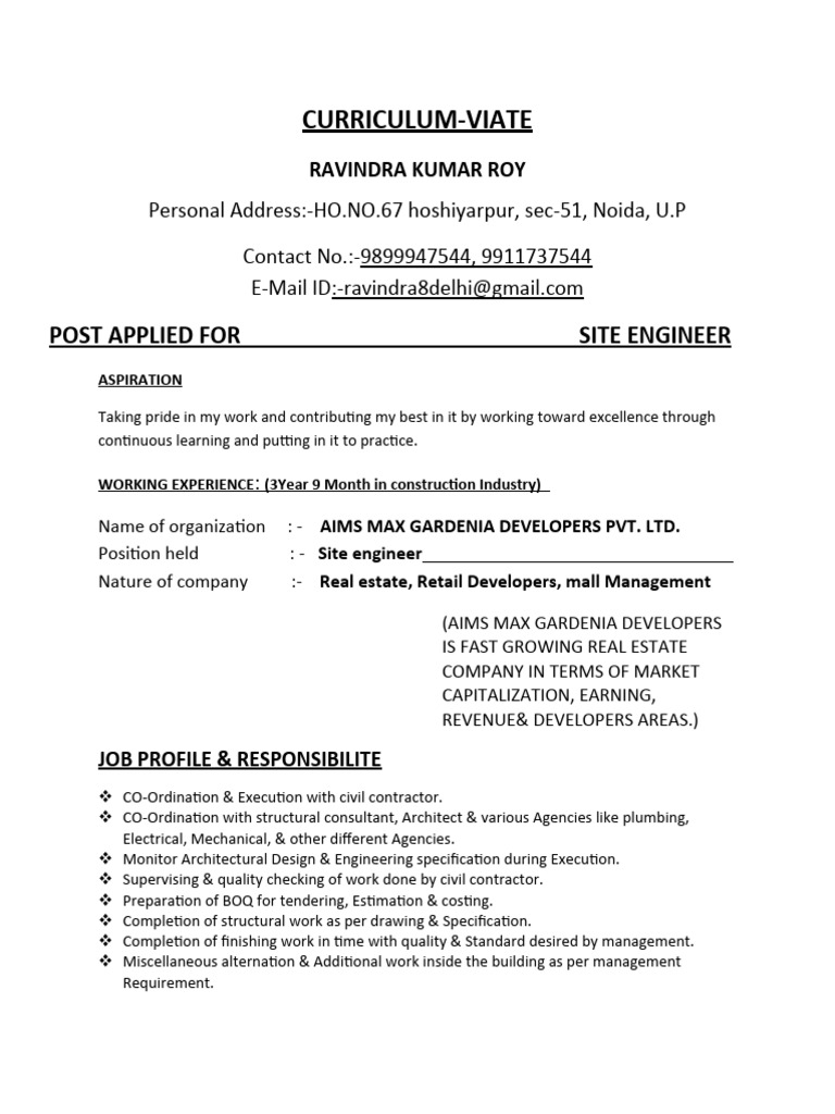1463157676850resume Ravindra | PDF | Business