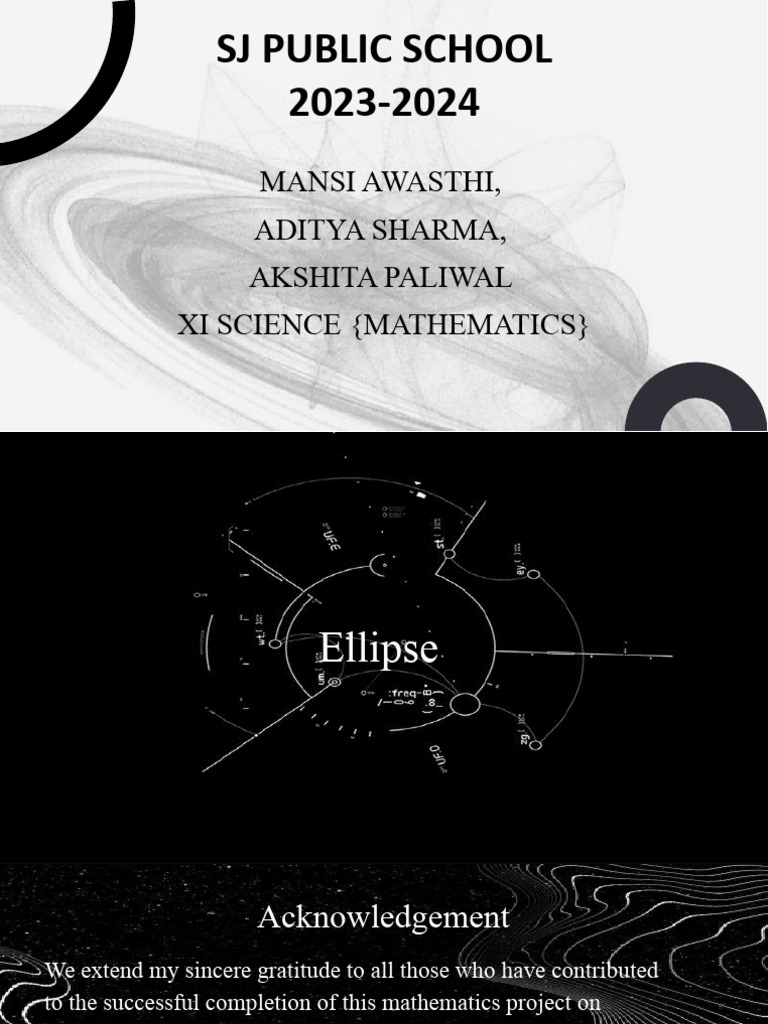 Maths Ellipse Pdf Ellipse Mathematics