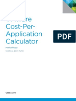 Vmware Cost Per Application Calculator Methodology