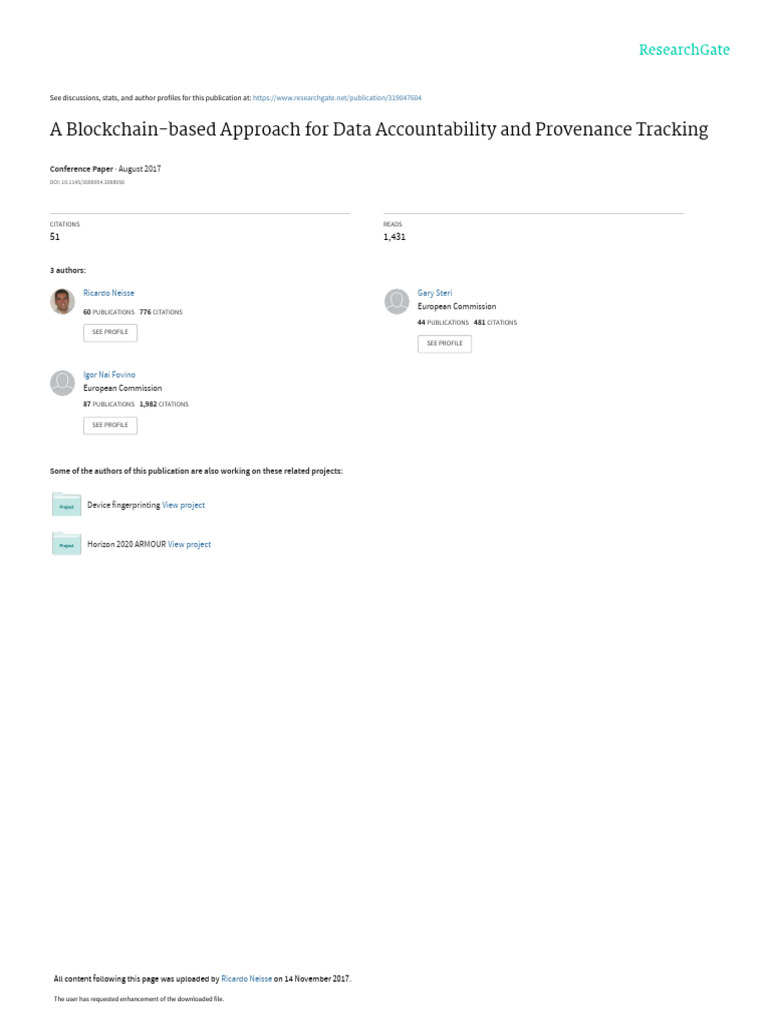 Blockchain for GDPR Compliance | PDF | Cryptocurrency | Computing
