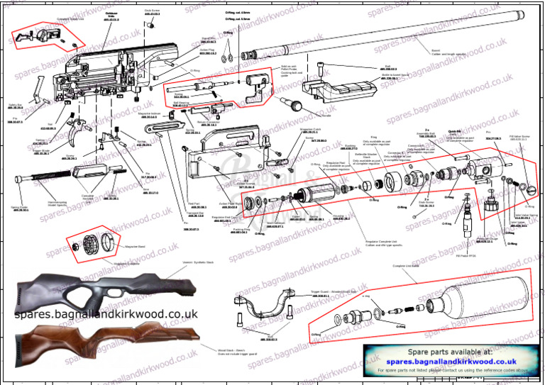 Walther Rotex RM8 Parts Catalog | PDF | Trigger (Firearms) | Valve