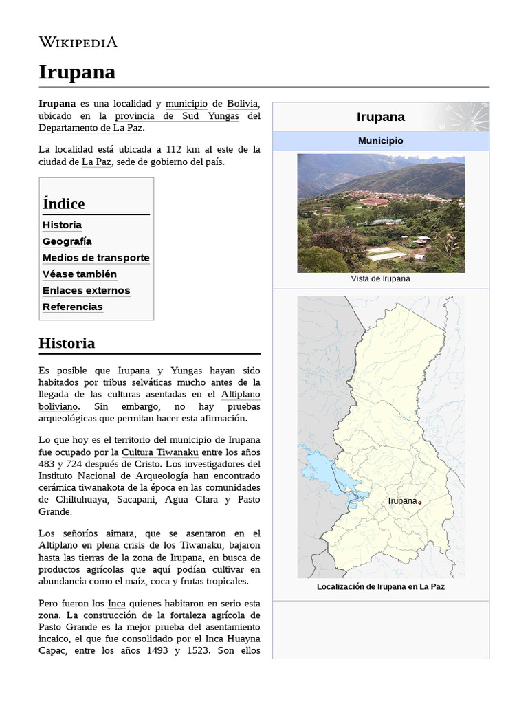 QUE ES LA IRPAKA EN BOLIVIA visual data 3