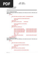 CSD J0201 JAVA (LAB-2) : Objectives: 1. Method Overloading 2. Use of Constructors