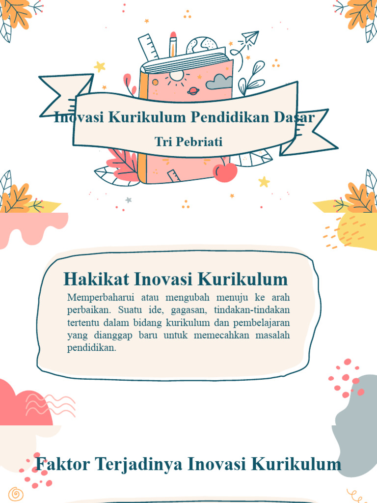 Inovasi Kurikulum Pendidikan Dasar | PDF