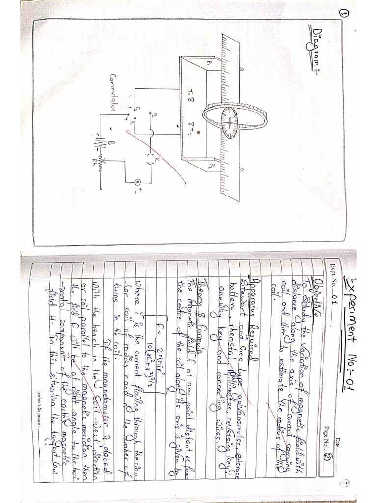 Physics Lab Notebook | PDF