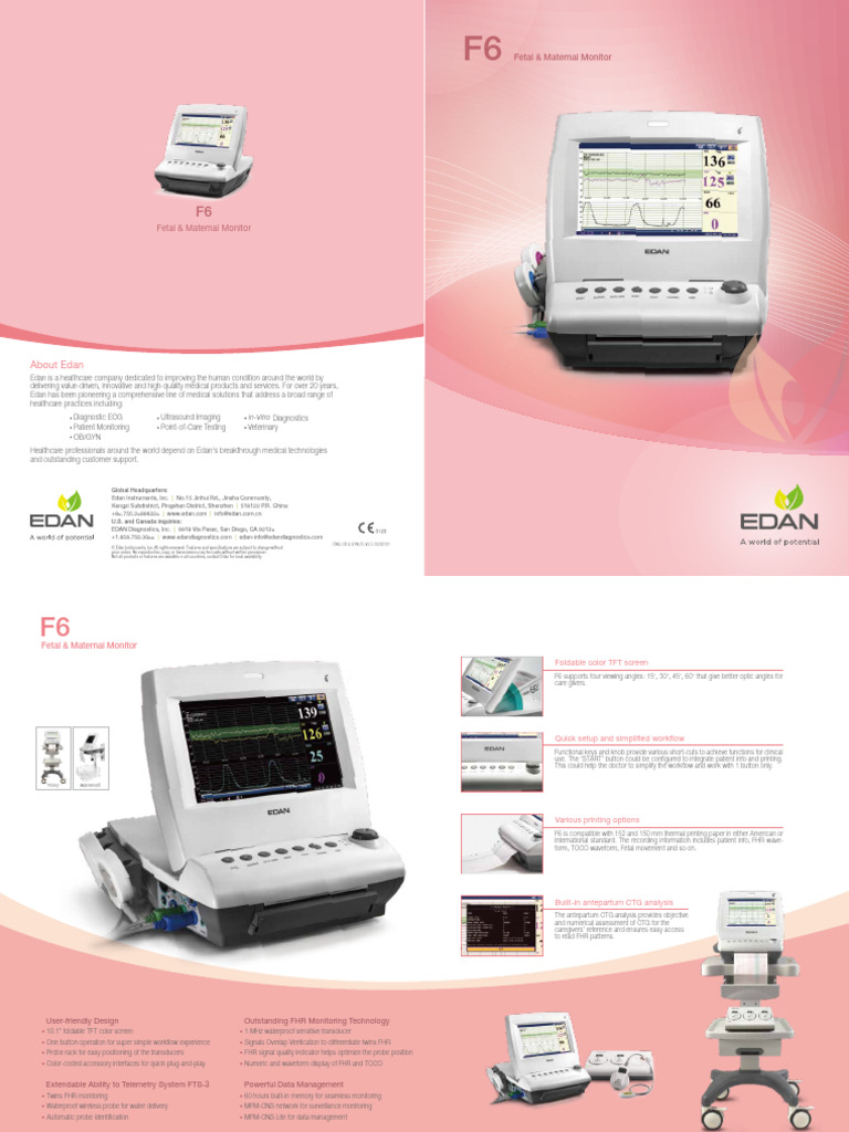EDAN-F6 | Download Free PDF | Health Care