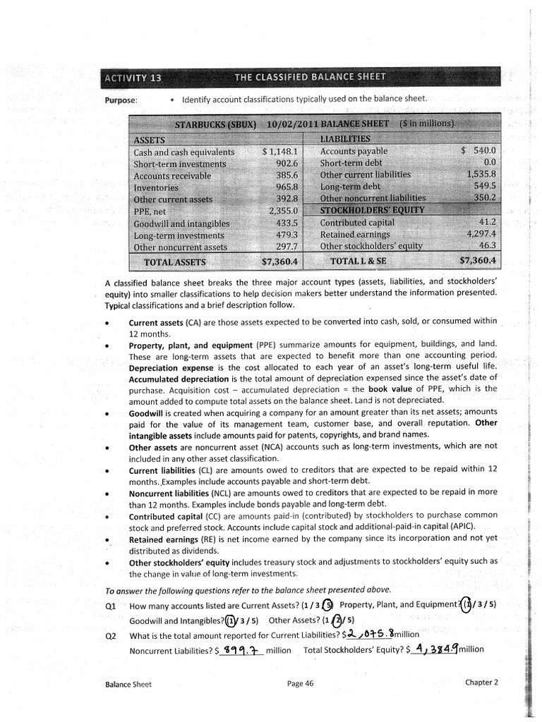 Financial Analysis Chapter 2 Q | PDF