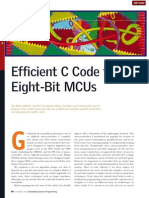 Efficient C For 8-Bit Processors F-Jones