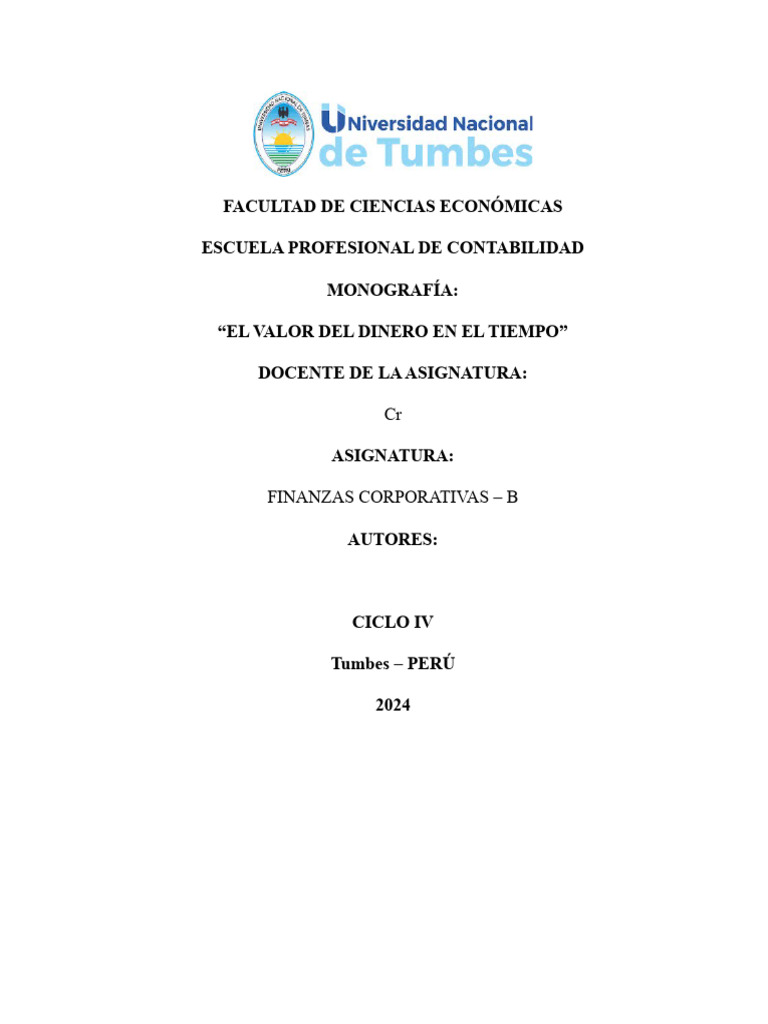 Finanzas Corporativas | PDF | Dinero | Contabilidad