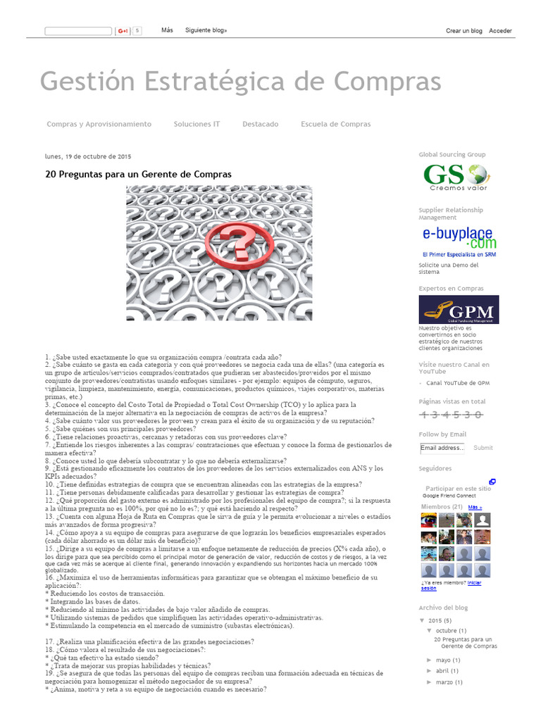 Estrategias en Gestión de Compras | PDF | Business | Economias