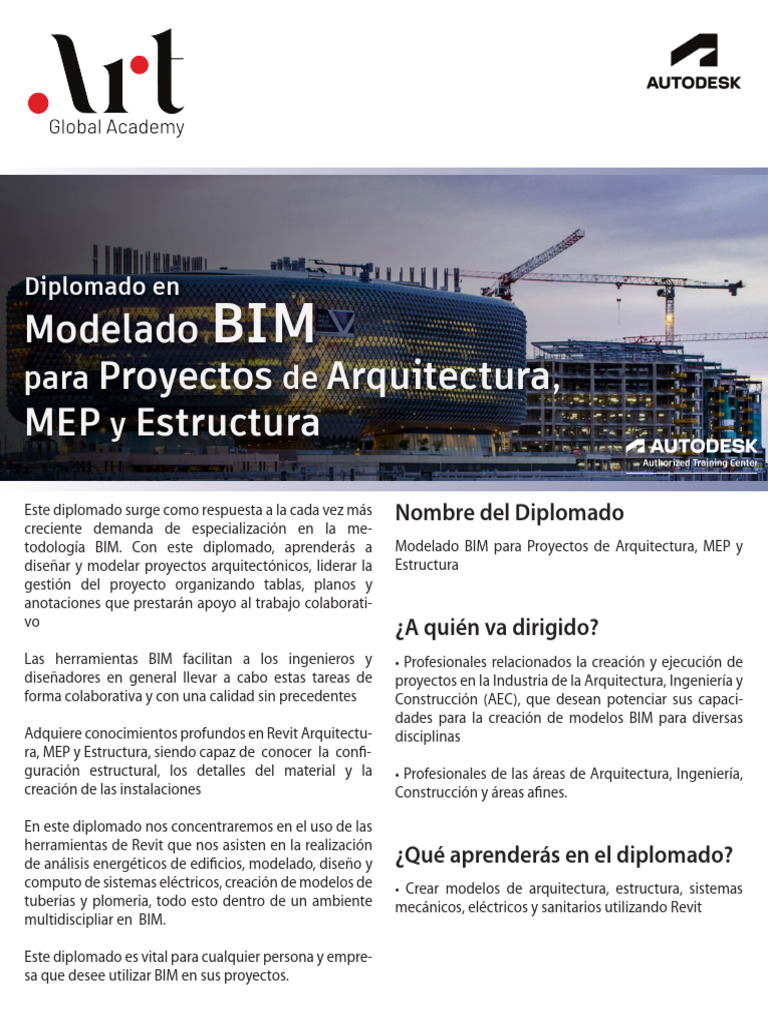 Diplomado en Modelado BIM con Revit | PDF | Autodesk Revit | Ingeniería