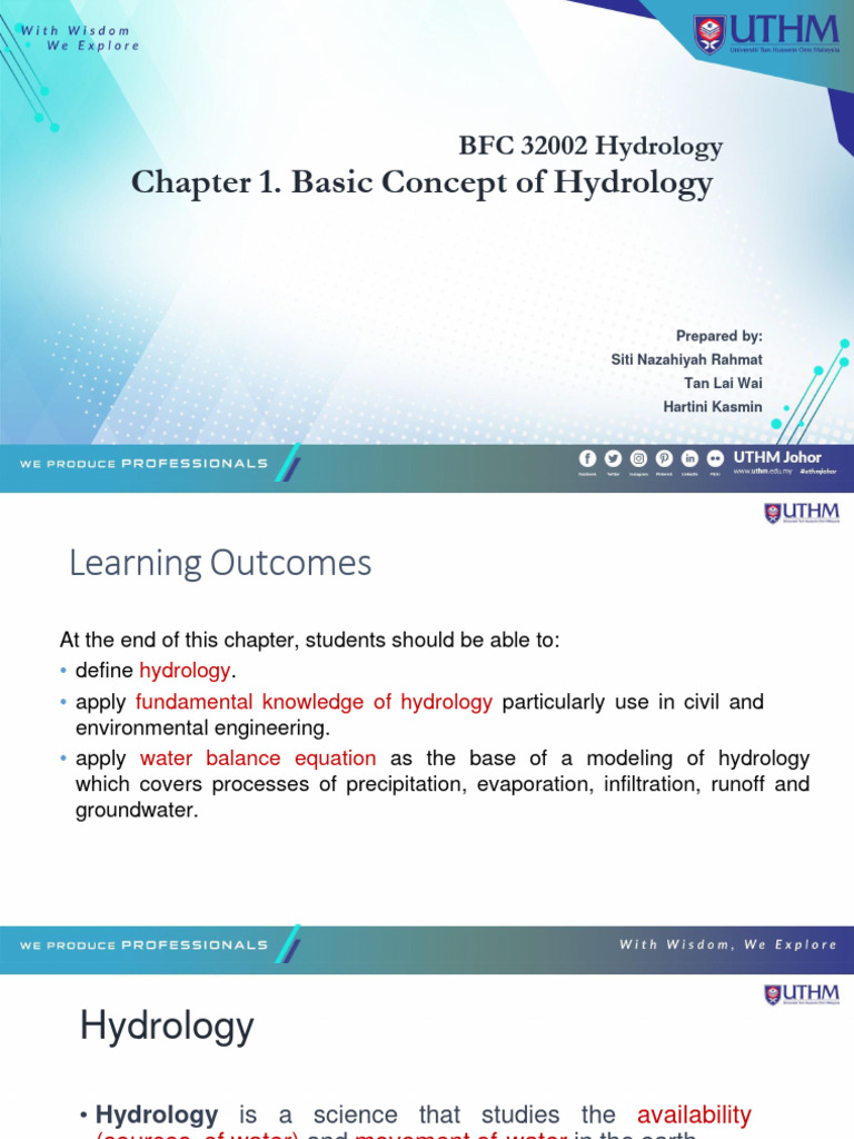 Hydrology Basics and Water Management | PDF | Discharge (Hydrology ...