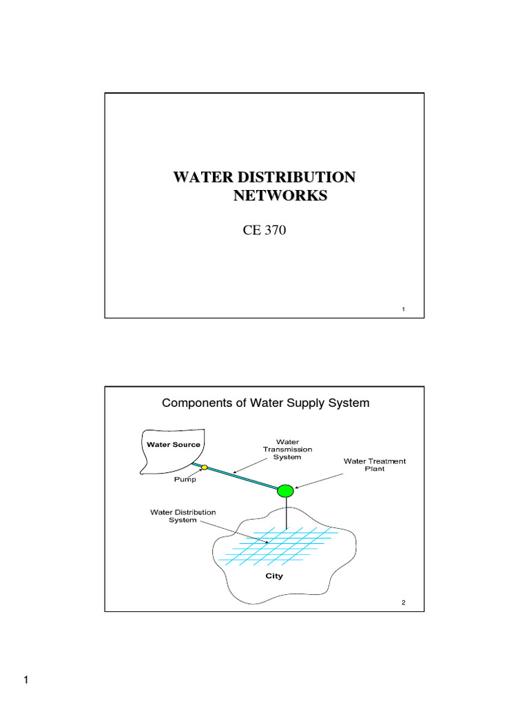 Water Transportation System Overview | PDF | Applied And ...