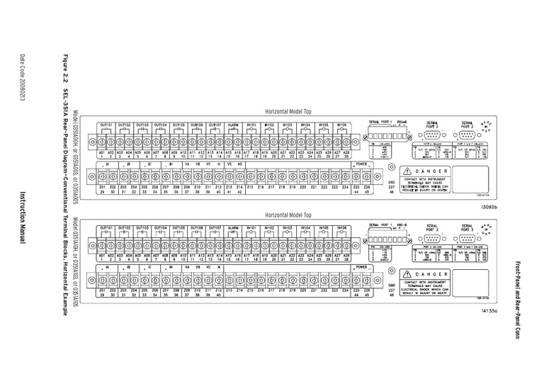 SEL-351A Connection Diagrams | PDF | Technology & Engineering