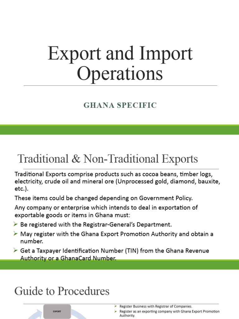 Export and Import Operations | PDF | Customs | Taxes