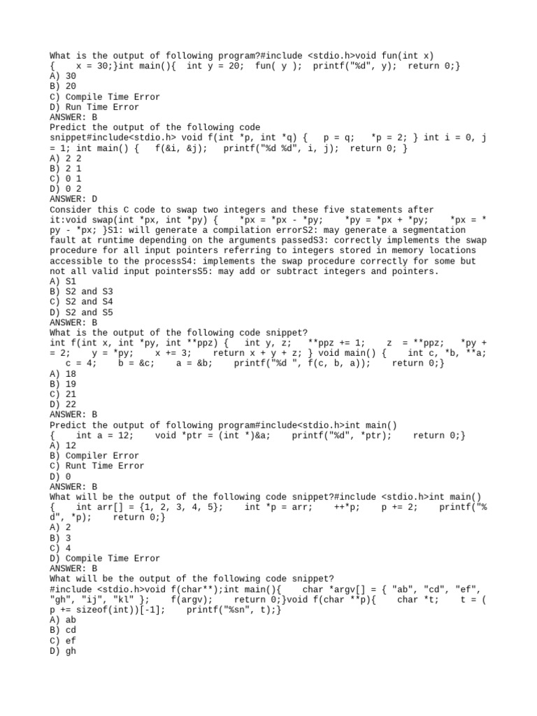 Questions-Fundamentals of Data Structures-Pointers-MCQ-Set 1-20240624 ...