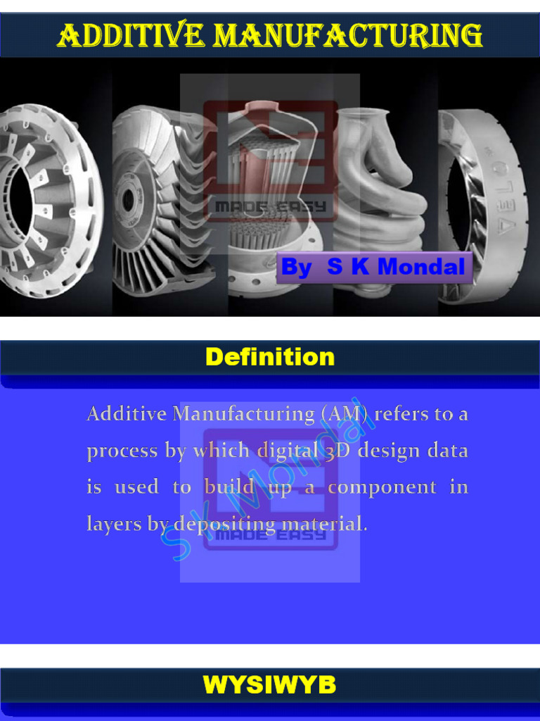 Additive Manufacturing of Complex Parts | PDF | 3 D Printing ...