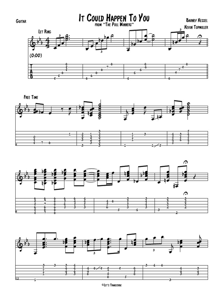 barney-kessel-it-could-happen-to-you-pdf