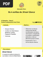 Estilos de Danças Urbanas: Um Resumo | PDF | Artes Cênicas