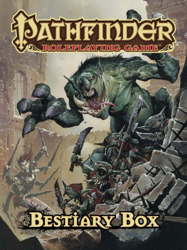 Pathfinder: Bestiary 3 Pawn Box – Edizione Tedesca – Gioco Da Tavolo Cult