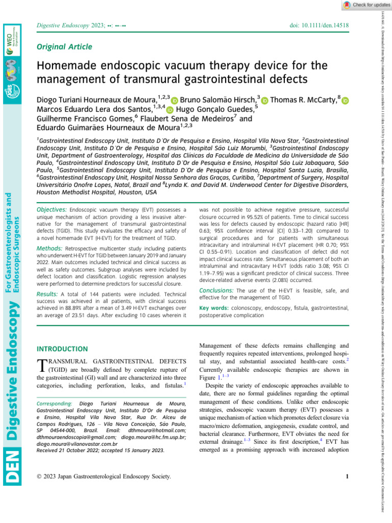 Homemade EVT for Gastrointestinal Defects | PDF | Gastroenterology ...