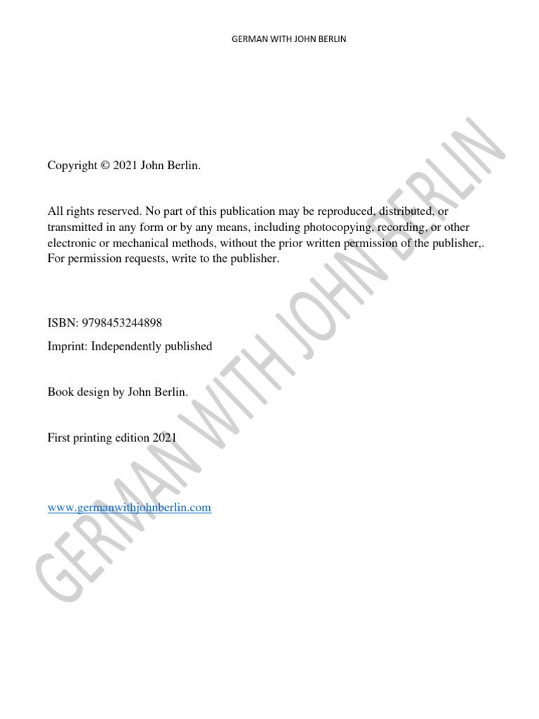 Free course content learn german with john berlin in 32 hours pdf