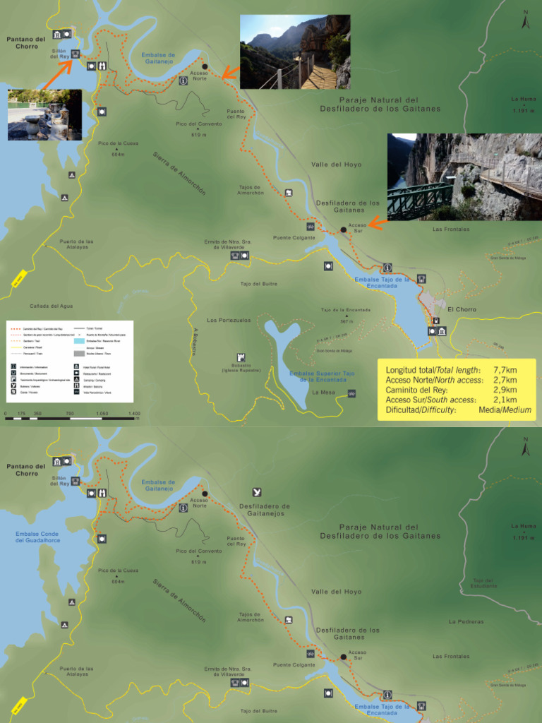 Mapa Del Folleto Del Caminito Con y Sin Fotos | PDF