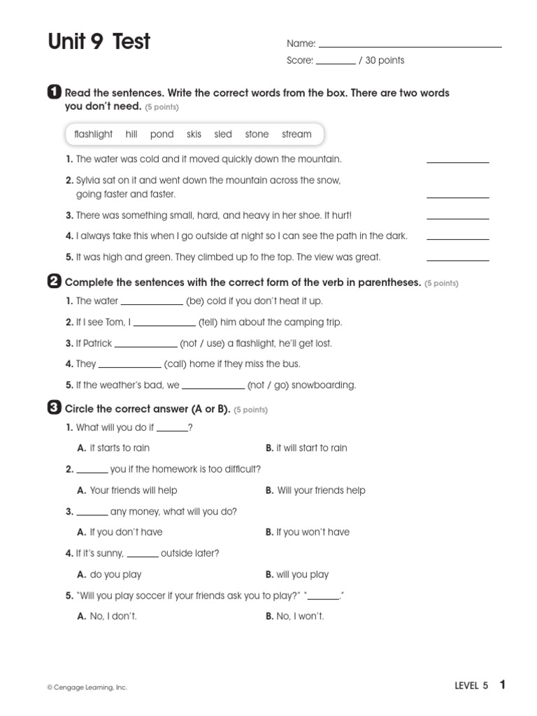 Unit 9 NG Level5 | PDF