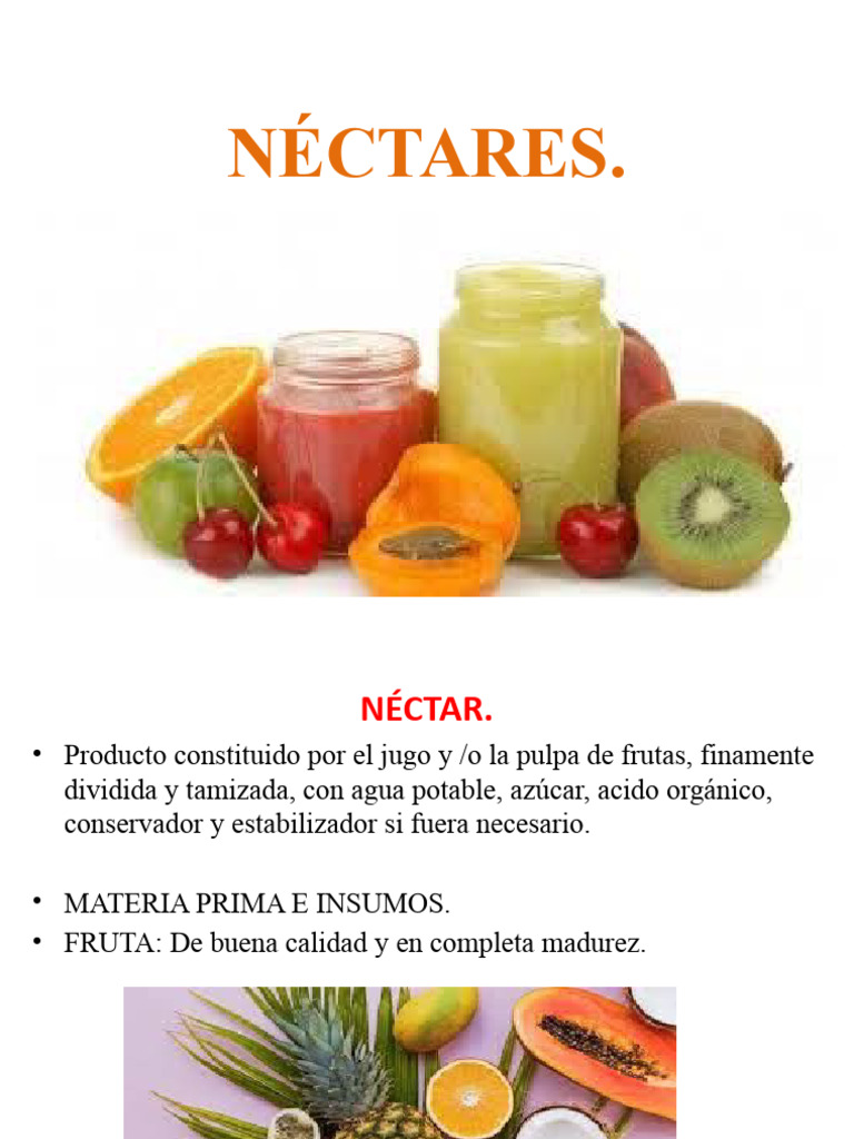 NÉCTARES | PDF | Fruta