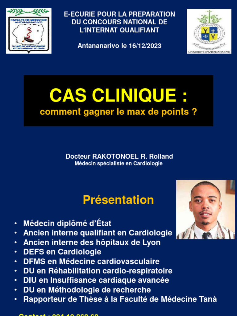 Réussir les Cas Cliniques en Cardiologie | PDF | Cardiologie ...