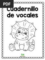 Cuadernillo de Vocales para Niños | PDF