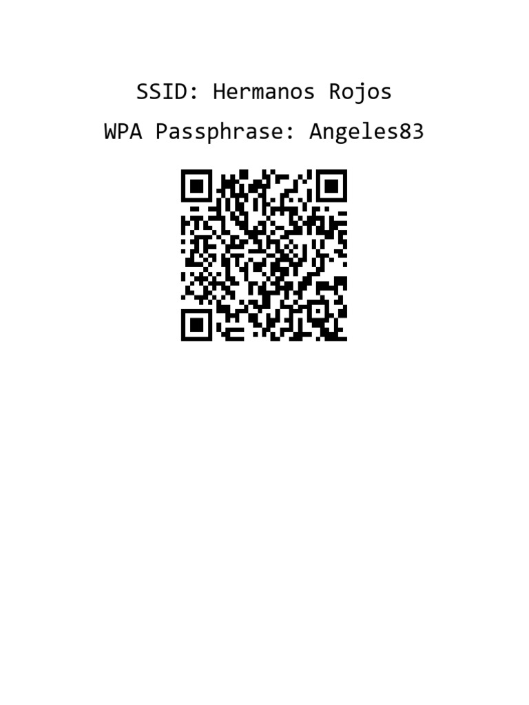 Pure js wifi qr code generator pdf