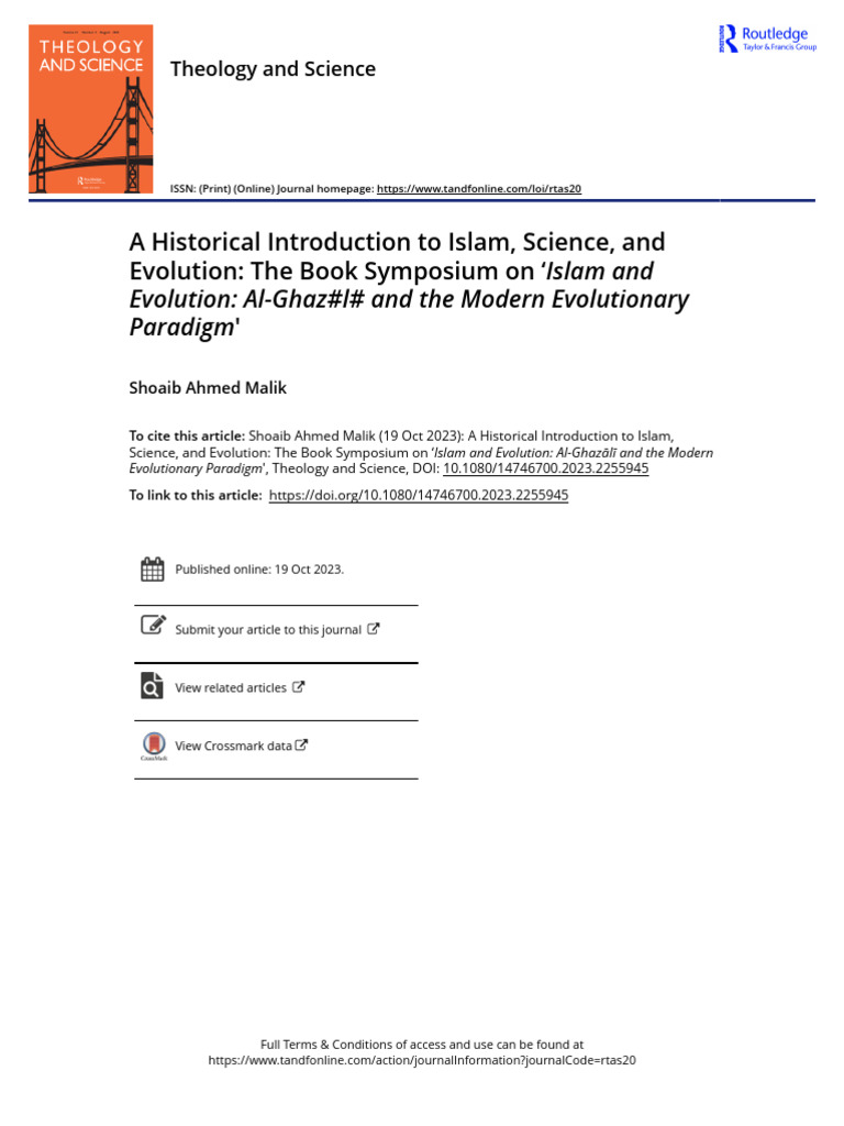 Islam, Science, and Evolution Overview | PDF | Science