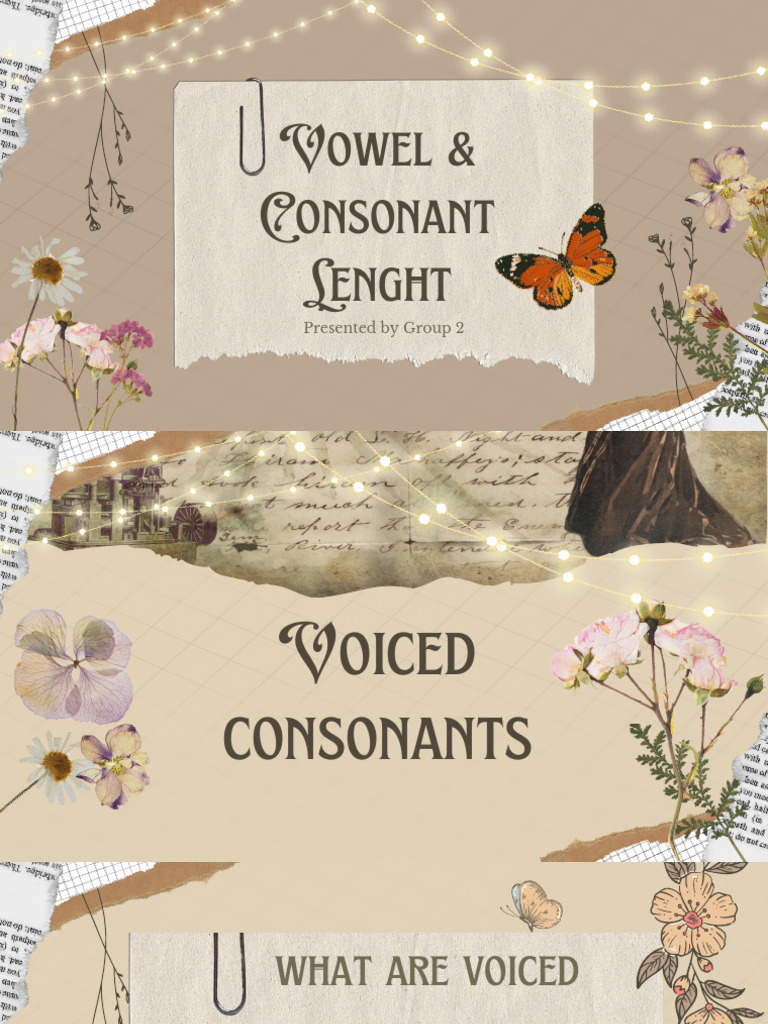 Voiced and Voiceless Consonants Explained | PDF | Consonant | Human Voice