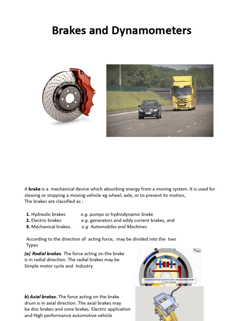 Types of Brakes and Their Mechanics | PDF | Brake | Lever