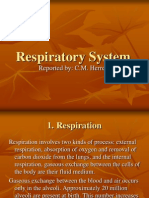 Respiratory System: Reported By: C.M. Herrera
