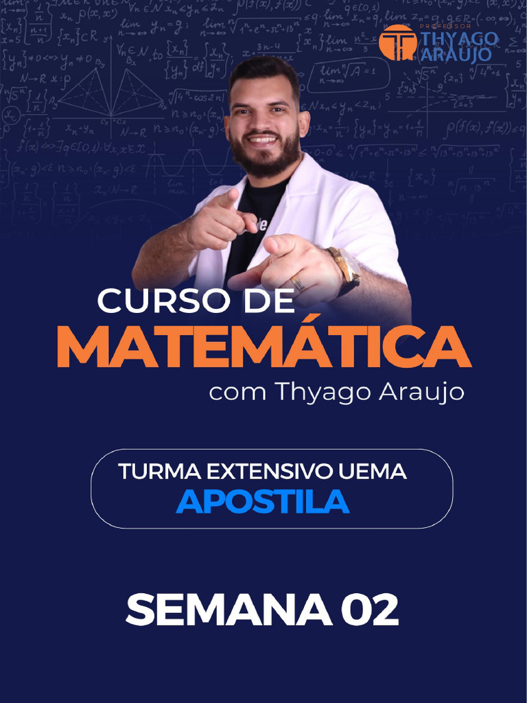 Apostila - Semana 02 - Curso de Matemática Com Thyago Araujo - Turma ...
