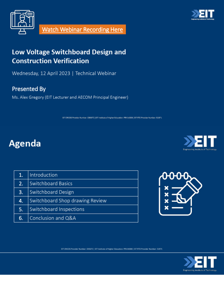 Low Voltage Switchboard Design Guide | PDF | Academic Degree | Electric ...
