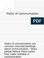 Plenary-Myths of Communication