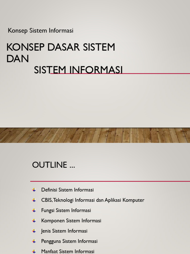 I - Konsep Dasar Sistem Informasi | PDF | Komputer