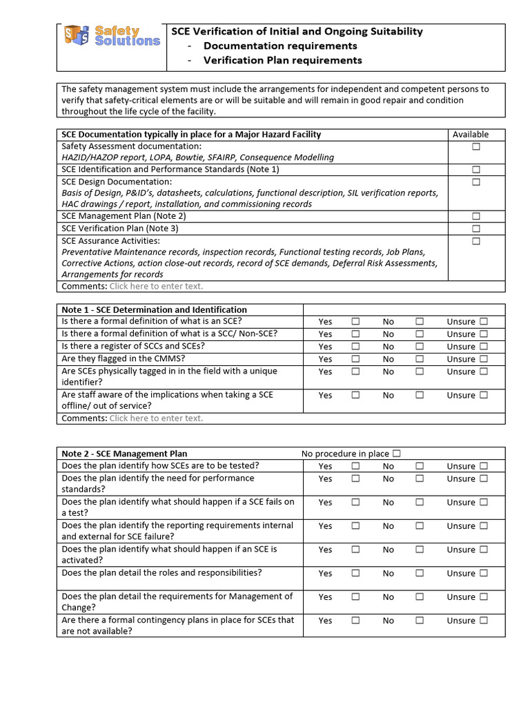 SCE Verification and Documentation Guide | PDF | Systems Thinking ...