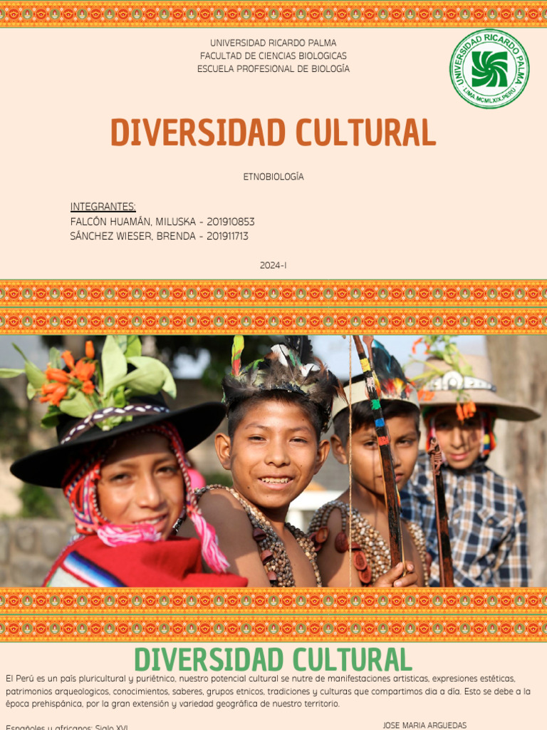 Diversidad Cultural en el Perú | PDF | Perú | Patrimonio cultural