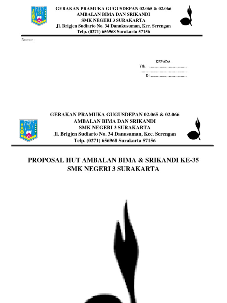 Proposal HUT Ambalan Bima & Srikandi 35 | PDF
