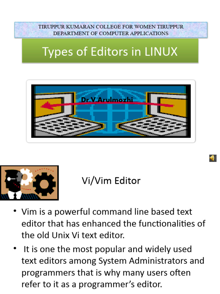 Types of Editors in Linux | PDF