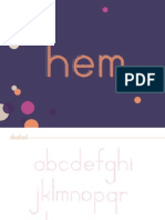 Hem - Typeface Specimen